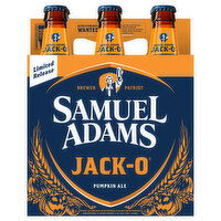 Samuel Adams Jack-O Pumpkin Ale Beer, 6 Each