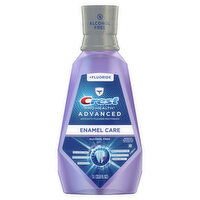 Crest Pro Health Advanced Crest Pro-Health Advanced Enamel Care Mouthwash, Alcohol Free, Strengthens Enamel, Mint - 1 L, 33.8 Fluid ounce