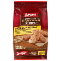 Banquet Chicken Breast Strips, Whole Grain, 24 Ounce