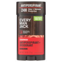 Every Man Jack Cedarwood Antiperspirant + Deodorant, 2.6 Ounce