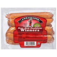 Ambassador Hot Dogs Natural Casing Old Fashion Wieners, 12.8 Ounce