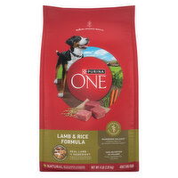 ONE Dry Dog Food ONE Purina ONE Dry Dog Food  Lamb and Rice Formula, 4 Pound