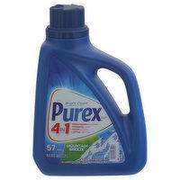 Purex Detergent, Mountain Breeze, Concentrated, 4 in 1, HE, 75 Fluid ounce