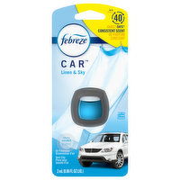 Febreze Car Air Freshener, Linen & Sky, Vent Clip, 0.06 Fluid ounce