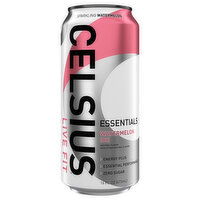 Celsius Live Fit Essentials Zero Sugar Watermelon Ice Energy Drink, 16 Fluid ounce