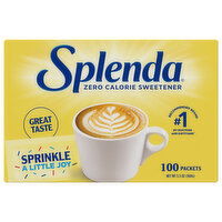Splenda Zero Calorie Sweetener, 100 Each