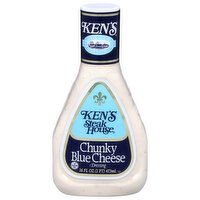 Ken's Steak House Chunky Blue Cheese Dressing, 16 Fluid ounce