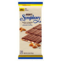 Hershey's Symphony Milk Chocolate, Extra Creamy, Almonds & Toffee, XL, 16 Each