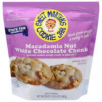 Sweet Martha's Cookie Jar Cookie Dough, Macadamia Nut White Chocolate Chunk, 20 Ounce