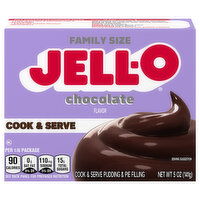 Jell-O Cook & Serve Chocolate Pudding & Pie Filling Mix, 5 Ounce