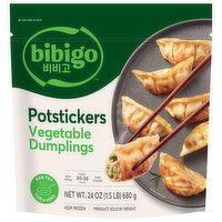 Bibigo Potstickers, Vegetable Dumplings, 24 Ounce