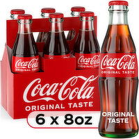 Coca-Cola  Soda Soft Drink, 6 Each