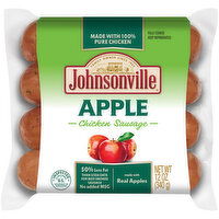 Johnsonville Sausage, Chicken, Apple, 12 Ounce