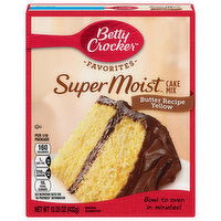 Betty Crocker Super Moist Cake Mix, Butter Recipe Yellow, 15.25 Ounce