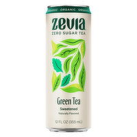 Zevia Grean Tea, Organic, Sweetened, 12 Fluid ounce