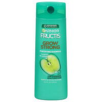Fructis Grow Strong Shampoo, Fortifying, Ceramide + Apple Extract, 12.5 Fluid ounce