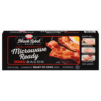 Hormel Black Label Bacon, Original, Microwave Ready, 12 Ounce