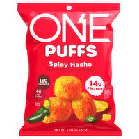 One Protein Snack, Spicy Nacho, Puffs, 1.05 Ounce