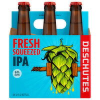 Deschutes IPA Fresh Squeezed Beer, 6 Each