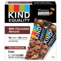 Kind Bars, Milk Chocolate Almond, 6 Each