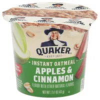 Quaker Instant Oatmeal, Apples & Cinnamon, 1.51 Ounce