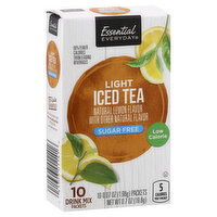 Essential Everyday Iced Tea, Light, Sugar Free, Lemon Flavor, 10 Each