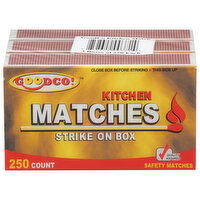 GoodCo Matches, Kitchen, 250 Each