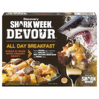 Devour Shark Week All Day Breakfast, Steak N' Eggs with Creamy Gravy, 9 Ounce