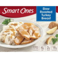 Smart Ones Slow Roasted Turkey Breast with Gravy & Garlic-Herb Mashed Potatoes Frozen Meal, 9 Ounce