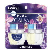 Febreze Plug In Air Freshener Scented Oil Refill Downy Calm, 1.75 Ounce