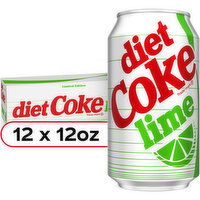Diet Coke Retro Lime Fridge Pack Cans, 12 Ounce