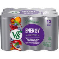 V8® +Energy® Pomegranate Blueberry Juice Energy Drink, 96 Fluid ounce