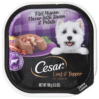 Cesar Filet Mignon Flavor with Bacon & Potato Canine Cuisine, 3.5 Ounce