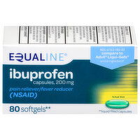 Equaline Softgels 200 mg Ibuprofen, 80 Each