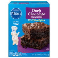 Pillsbury Dark Chocolate Brownie Mix Family Size, 18.4 Ounce