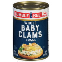 Bumble Bee Baby Clams, in Water, Whole, 10 Ounce