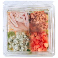 Quick and Easy Cobb Salad with Ham, Turkey, Bacon, and Blue Cheese Dressing, 9 Ounce