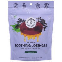 Beekeeper's Naturals Lozenges, Soothing, Elderberry, Propolis, 14 Each