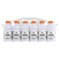 Gatorade Zero Thirst Quencher, Zero Sugar, Glacier Cherry, 12 Each