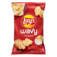 Lay's Potato Chips, Original, Wavy, 7.75 Ounce