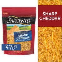 SARGENTO Sargento® Shredded Sharp Natural Cheddar Cheese, 8 oz., 8.285 Ounce