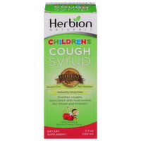 Herbion Naturals Cough Syrup, with Honey & Natural Cherry Flavor, Children's, 5 Fluid ounce