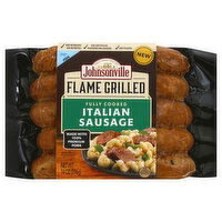 Johnsonville Flame Grilled Sausage, Italian, Pork, 14 Ounce