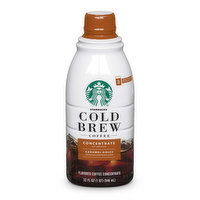 Starbucks Cold Brew Coffee, Caramel Dolce Flavored Multi-Serve Concentrate, 32 Fluid ounce