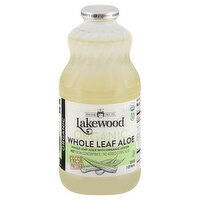 Lakewood Juice, Organic, Whole Leaf Aloe, 32 Ounce