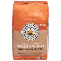 King Arthur Baking Company Flour, Whole Wheat, Golden Wheat, 5 Pound