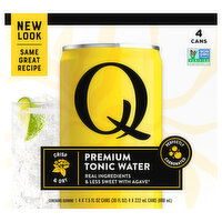Q Mixers Premium Tonic Water, 4 Each