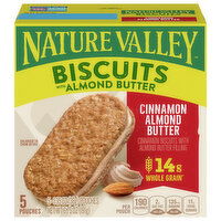 Nature Valley Biscuits, with Almond Butter, Cinnamon Almond Butter, 5 Each