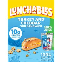 Lunchables Lunchables Lunch Combinatios Turkey & Cheddar Sub Sandwich, 9.79 Ounce