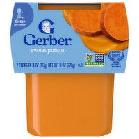 Gerber Sweet Potato, Sitter 2nd Foods, 2 Each